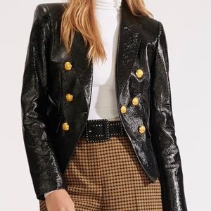 Veronica Beard Cooke Glossy Jacket